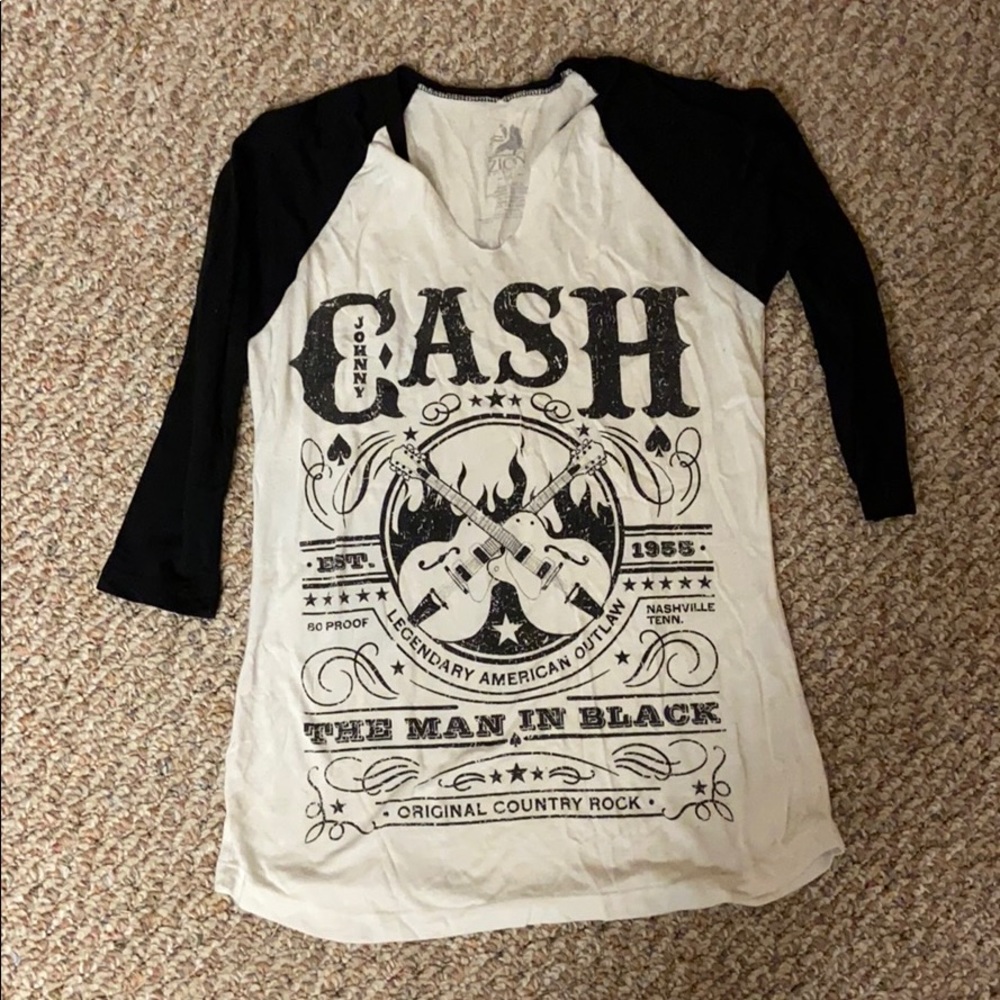 Jonny Cash baseball T-shirt